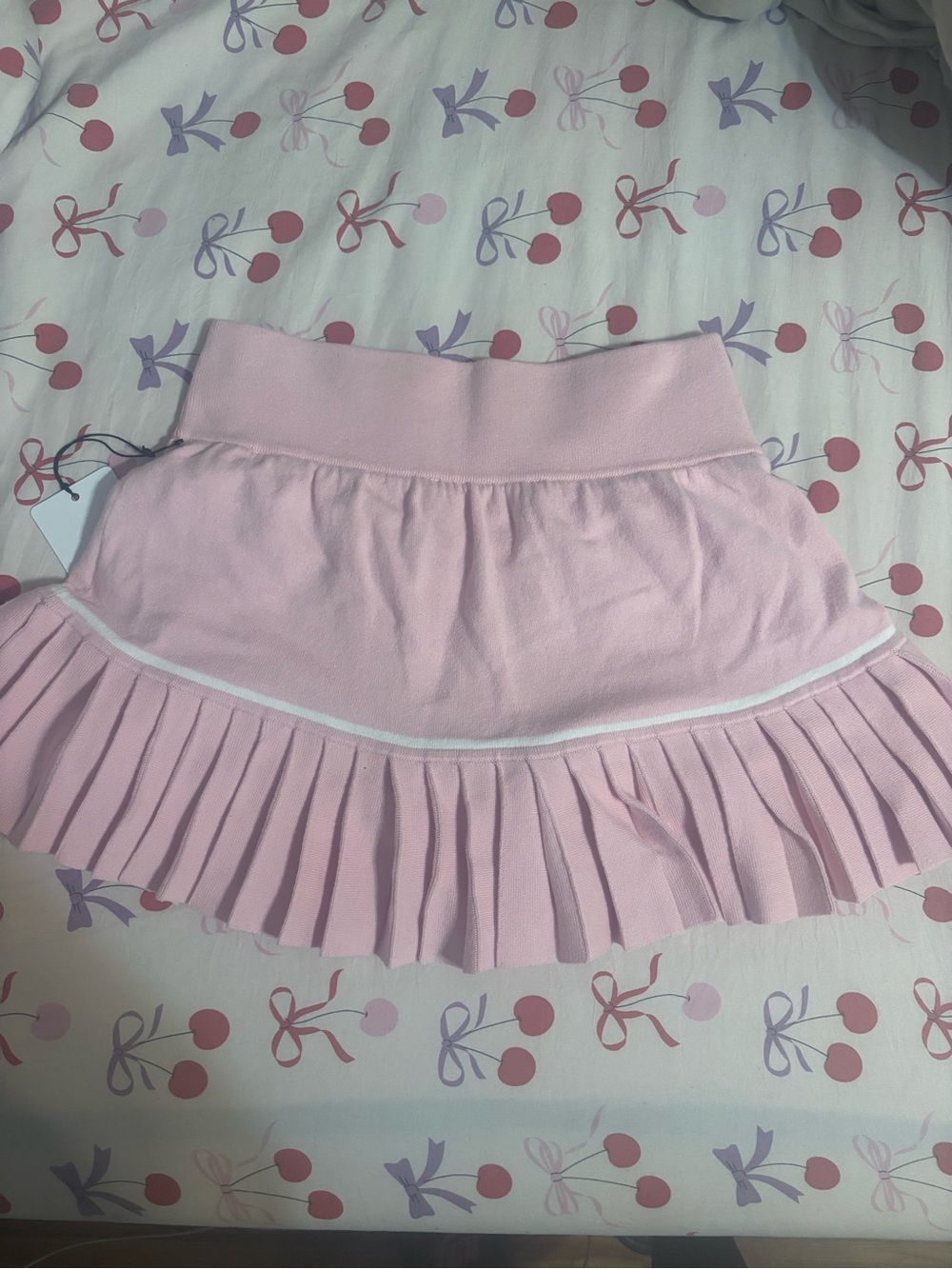 ALO Yoga Pink Pleated Mini Skirt - Picture 6 of 8